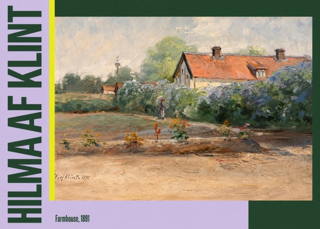 Hilma af Klint Farmhouse, 1891 No3 - Juliste