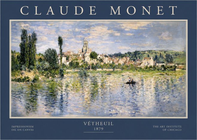 Monet Vétheuil No2 - Juliste