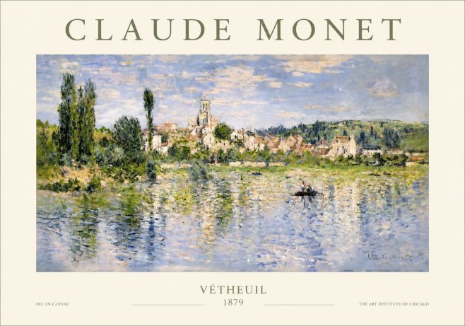 Monet Vétheuil No3 - Juliste
