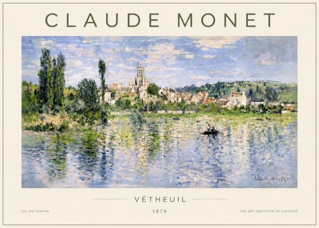 Monet Vétheuil No5 - Juliste