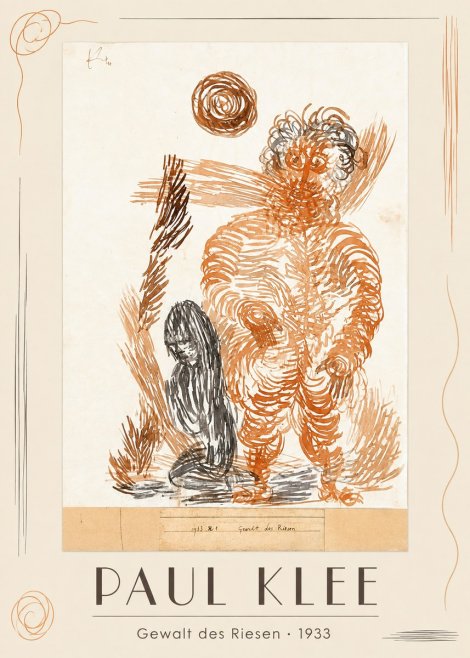 Paul Klee Gewalt Des Riesen I No1 - Juliste