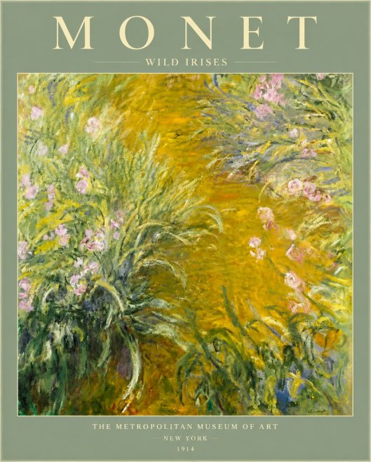 Monet Wild Irises No6 - Juliste