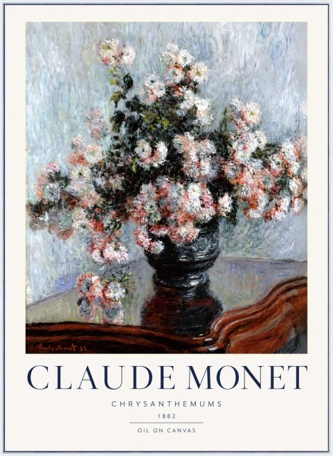 Monet Chrysanthemums No2 - Juliste