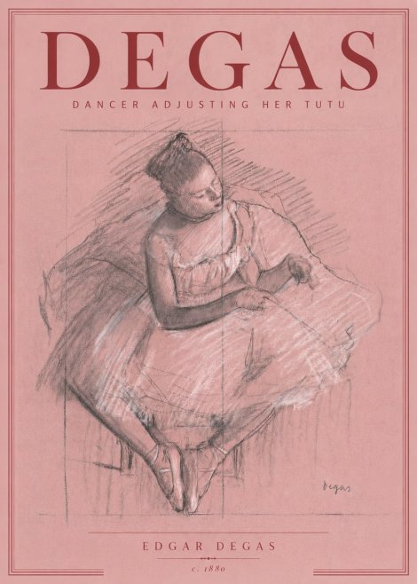 Edgar Degas Dancer Adjusting Her Tutu No6 - Juliste
