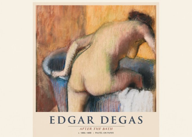 Edgar Degas After the Bath I No1 - Juliste