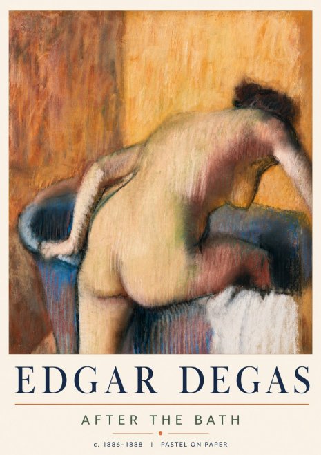 Edgar Degas After the Bath I No5 - Juliste
