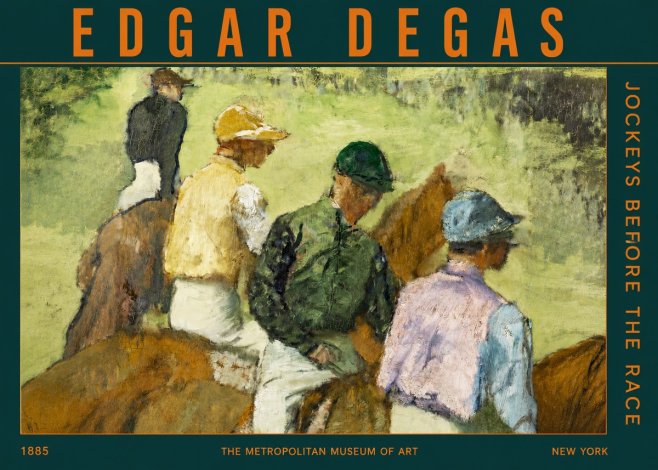 Edgar Degas Jockeys Before the Race No2 - Juliste