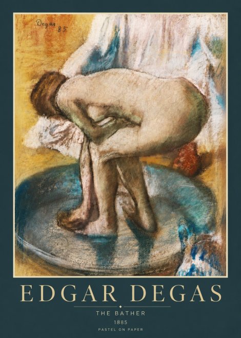 Edgar Degas The Bather No3 - Juliste