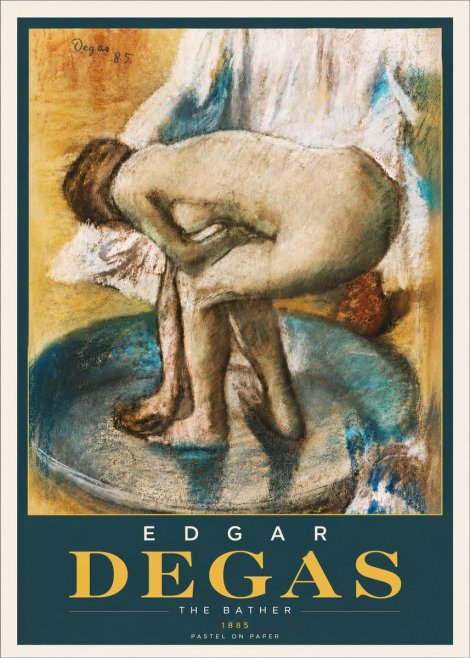Edgar Degas The Bather No6 - Juliste