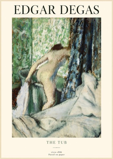 Edgar Degas The Tub No1 - Juliste