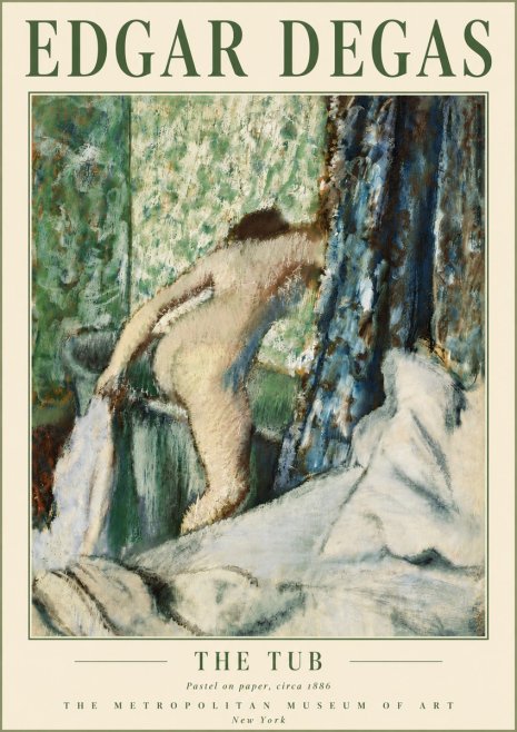 Edgar Degas The Tub No5 - Juliste