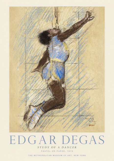 Edgar Degas Study of a Dancer No1 - Juliste
