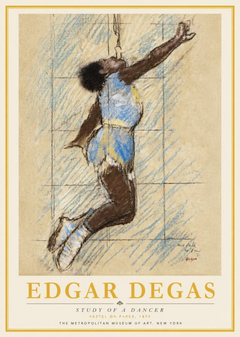Edgar Degas Study of a Dancer No4 - Juliste