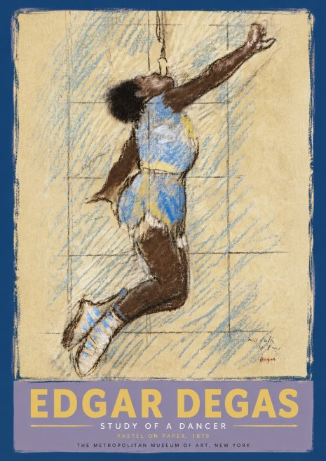 Edgar Degas Study of a Dancer No5 - Juliste