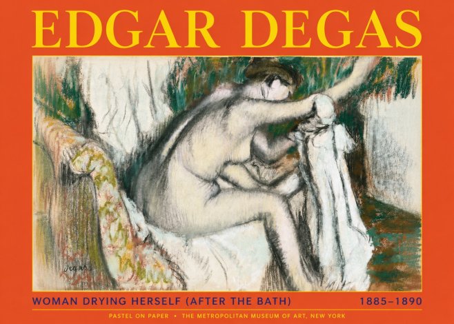 Edgar Degas Woman Drying Herself (After the Bath) No2 - Juliste