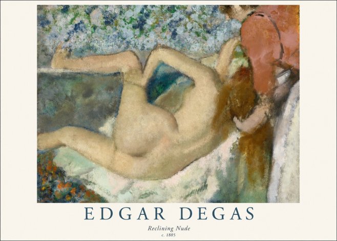 Edgar Degas Reclining Nude No1 - Juliste