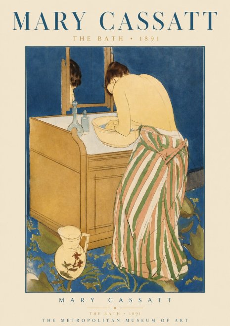 Mary Cassatt The Bath No3 - Juliste