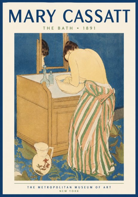 Mary Cassatt The Bath No4 - Juliste