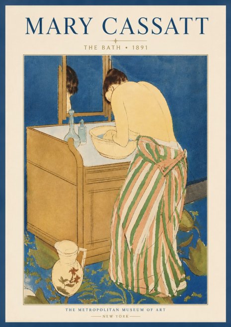 Mary Cassatt The Bath No6 - Juliste