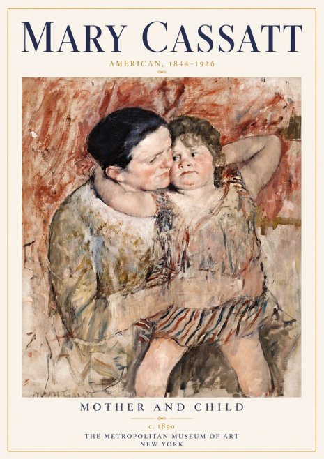 Mary Cassatt Mother and Child II No6 - Juliste