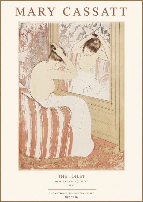 Mary Cassatt The Toilet No1 - Juliste