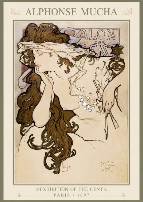 Mucha Salon Des Cent No1 - Juliste