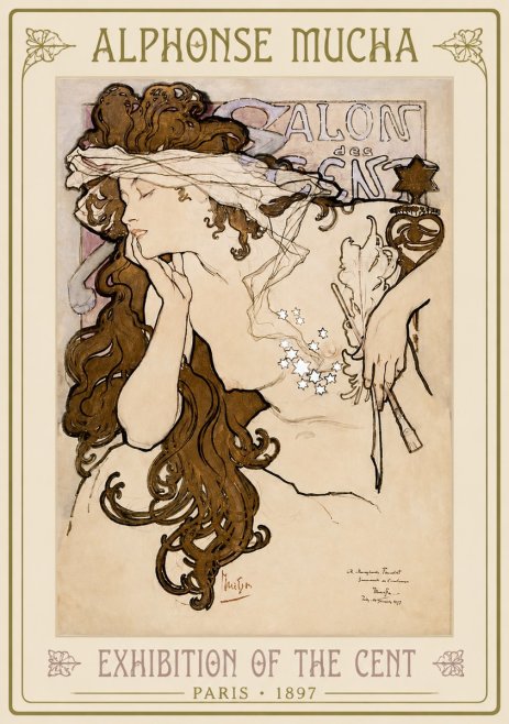 Mucha Salon Des Cent No2 - Juliste