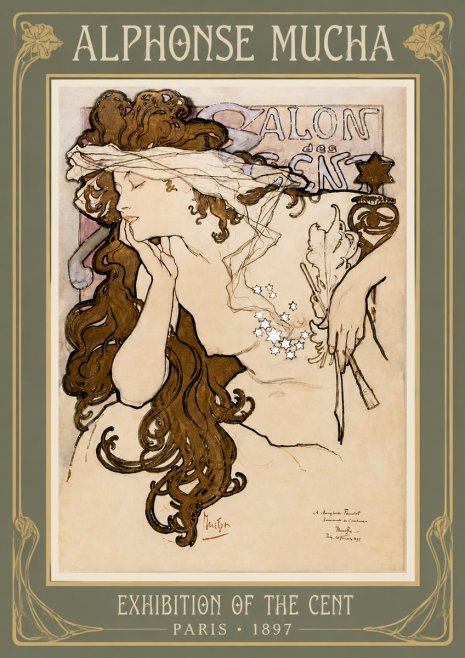Mucha Salon Des Cent No3 - Juliste