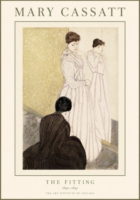 Mary Cassatt The Fitting No1 - Juliste
