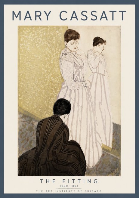 Mary Cassatt The Fitting No4 - Juliste