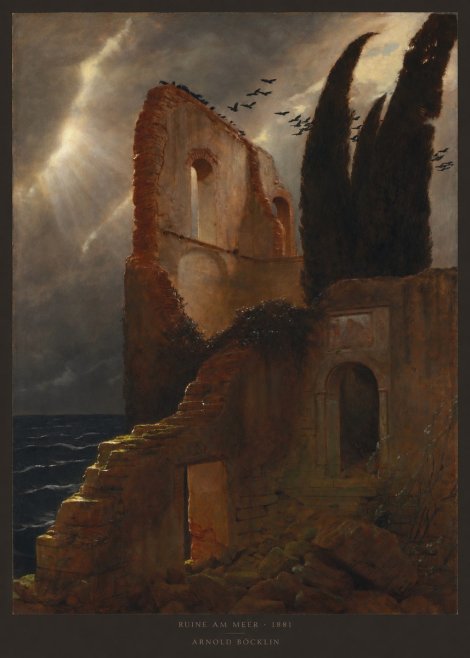Arnold Böcklin Ruine Am Meer · 1881 No2 - Juliste