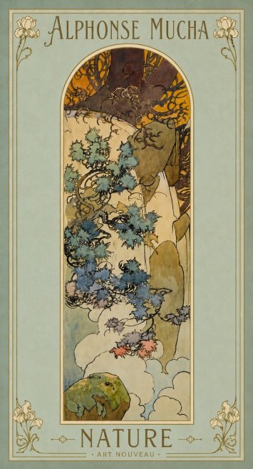 Mucha Nature No4 - Juliste
