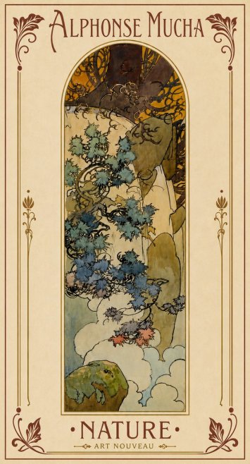 Mucha Nature No5 - Juliste