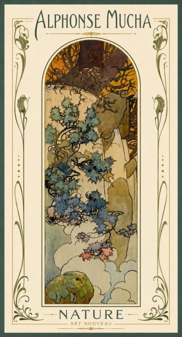 Mucha Nature No6 - Juliste