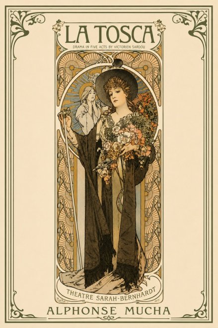 Mucha La Tosca No2 - Juliste