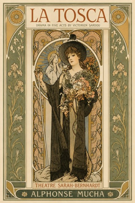 Mucha La Tosca No3 - Juliste