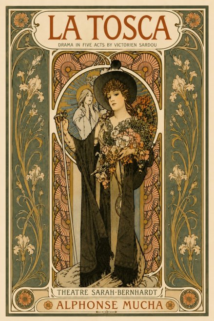 Mucha La Tosca No6 - Juliste