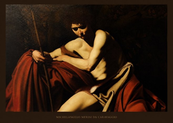 Michelangelo Merisi da Caravaggio Saint John the Baptist I No5 - Juliste