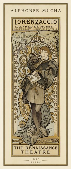 Mucha Lorenzaccio No1 - Juliste
