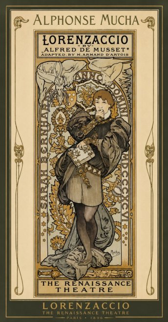 Mucha Lorenzaccio No3 - Juliste