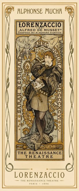 Mucha Lorenzaccio No4 - Juliste