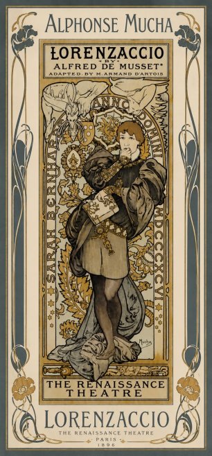Mucha Lorenzaccio No6 - Juliste