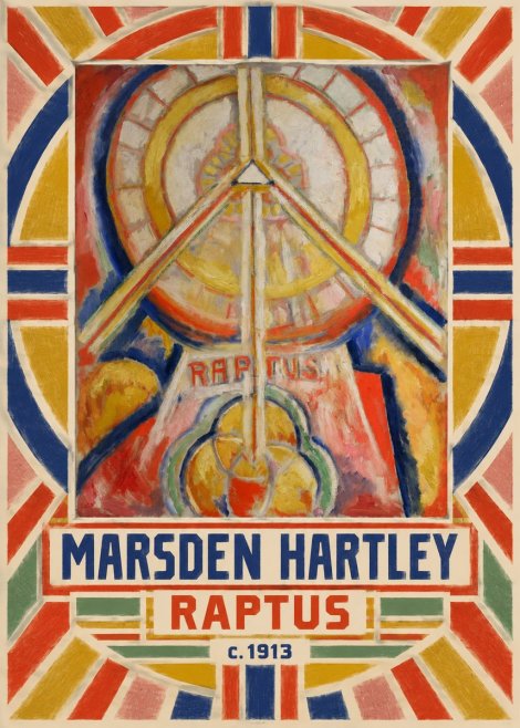 Marsden Hartley Raptus No3 - Juliste