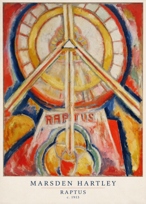 Marsden Hartley Raptus No6 - Juliste