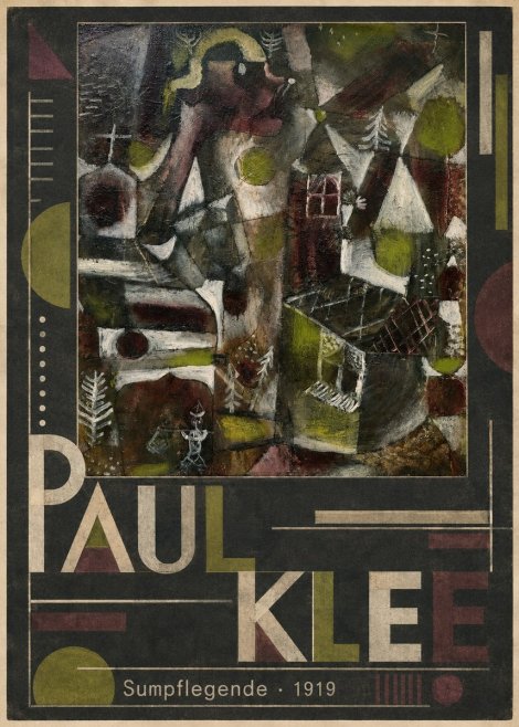 Paul Klee Sumpflegende I No5 - Juliste