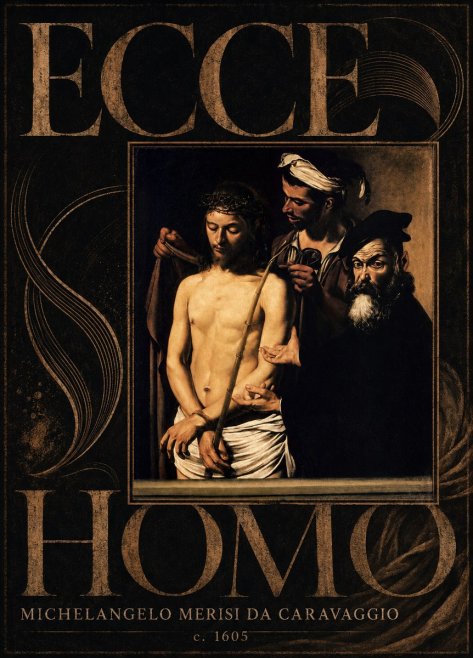 Michelangelo Merisi da Caravaggio Ecce Homo No5 - Juliste