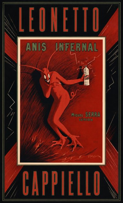 Leonetto Cappiello Anis Infernal I No4 - Juliste