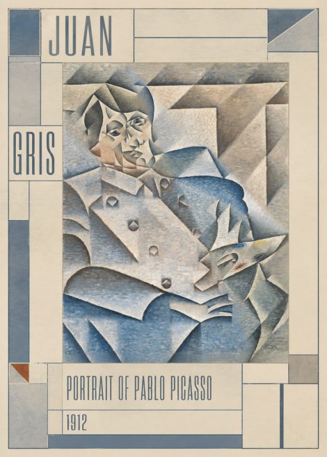 Juan Gris Portrait of Pablo Picasso No3 - Juliste