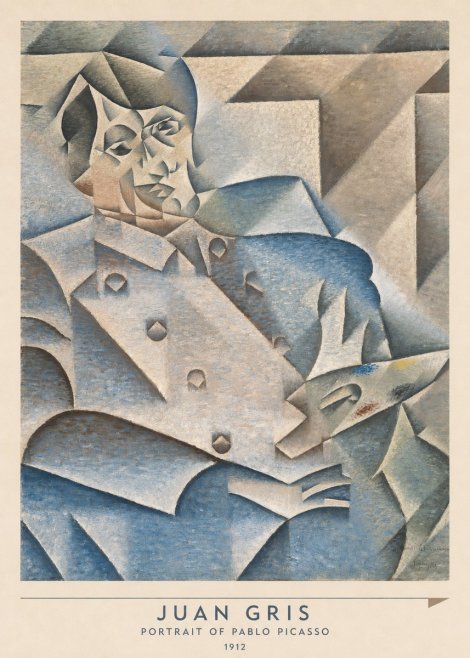 Juan Gris Portrait of Pablo Picasso No6 - Juliste