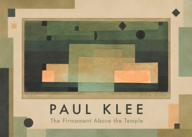 Paul Klee The Firmament Above the Temple No1 - Juliste